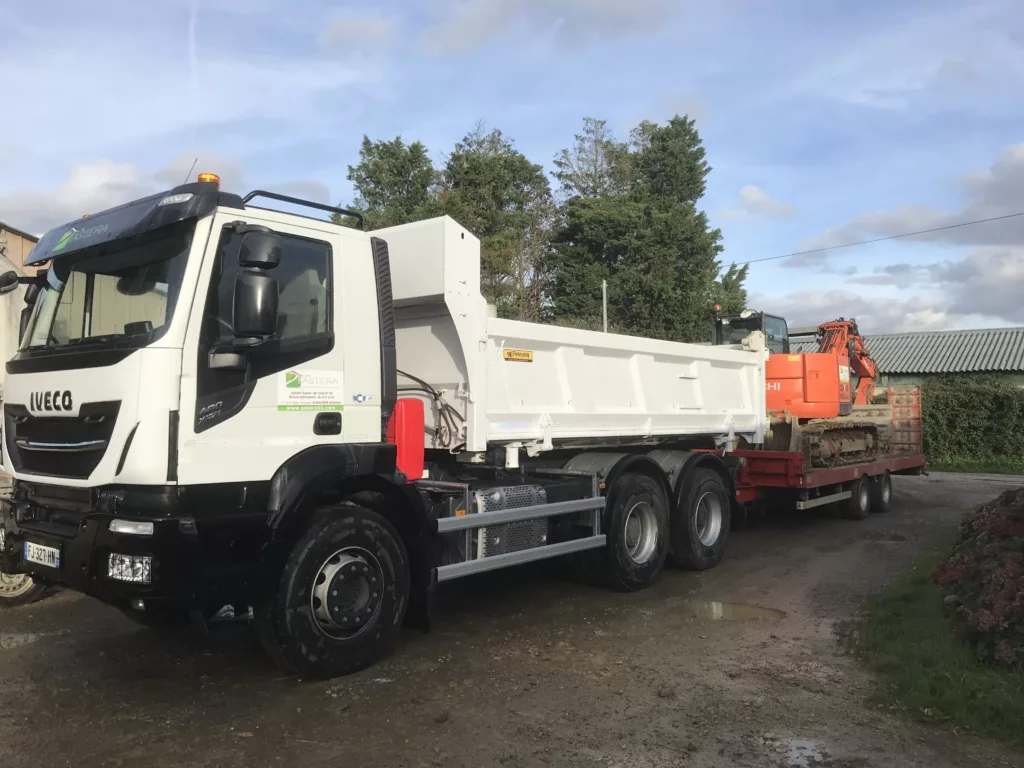 Astera Amenagement Assainissement Et Terrassement En Mayenne 53 6x4 Traine 